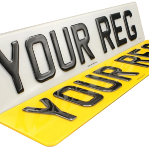 Standard "3D" Number Plate