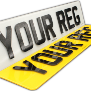 Standard "4D" Number Plate